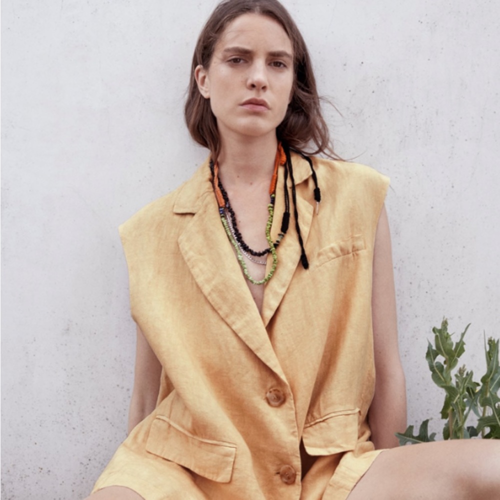 Zara NWT Limited Edition Contrast Necklace